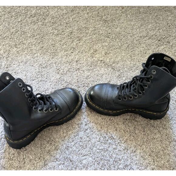Dr. Martens 8761 BxB Steel Toe Boots 10966 Black Leather – UK 5 US M 6 L 7 - Picture 3 of 6